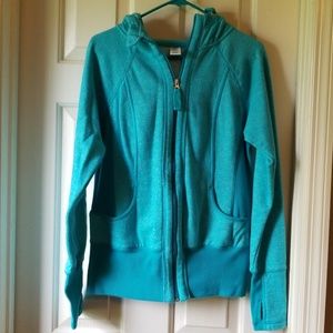 Active life hoodie with thumbholes